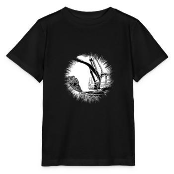 Bagger - Stanley/Stella Kinder T-Shirt MINI CREATOR  - Schwarz - Vorne - Mikhail (115cm)
