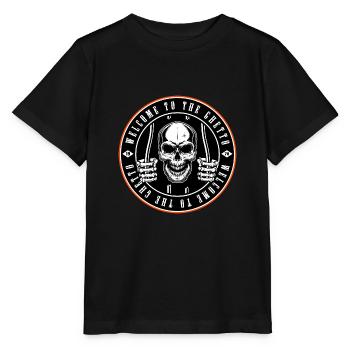 Welcome to the Ghetto - Crane prison - Stanley/Stella Kinder T-Shirt MINI CREATOR  - Schwarz - Vorne - Mikhail (115cm)