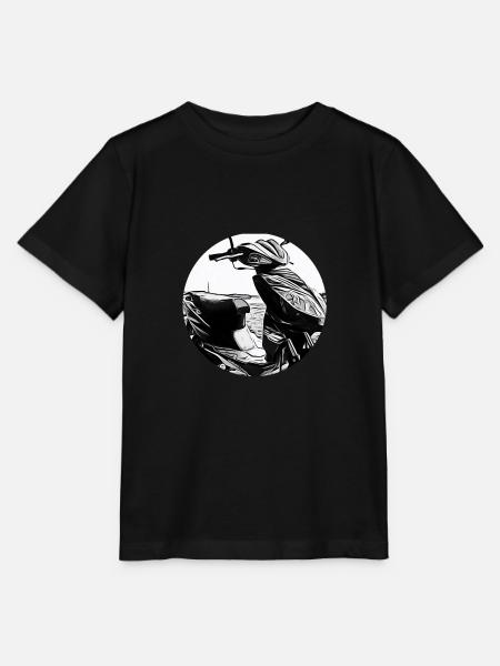 Motorroller - Stanley/Stella Kinder T-Shirt MINI CREATOR - Schwarz