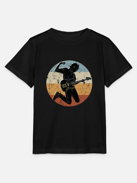 Basse | Basse E-Basse | Basse-Guitare Design - T-shirt bio MINI CREATOR Stanley/Stella Enfant - noir