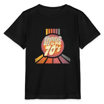 fabriqué dans les années 70 - T-shirt bio MINI CREATOR Stanley/Stella Enfant - noir - Devant - Mikhail (115cm)