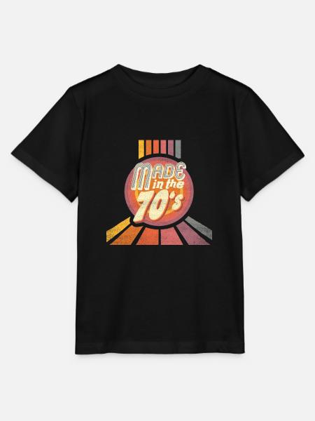 made in the 70s - Stanley/Stella Kinder T-Shirt MINI CREATOR - Schwarz