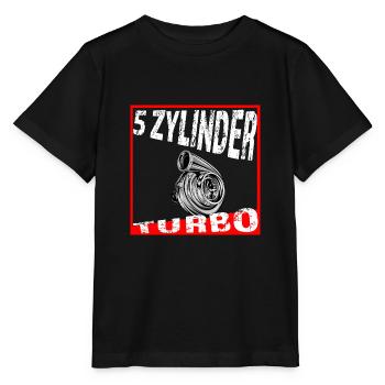 5 Zylinder Fünf Zylinder - Stanley/Stella Kinder T-Shirt MINI CREATOR  - Schwarz - Vorne - Mikhail (115cm)
