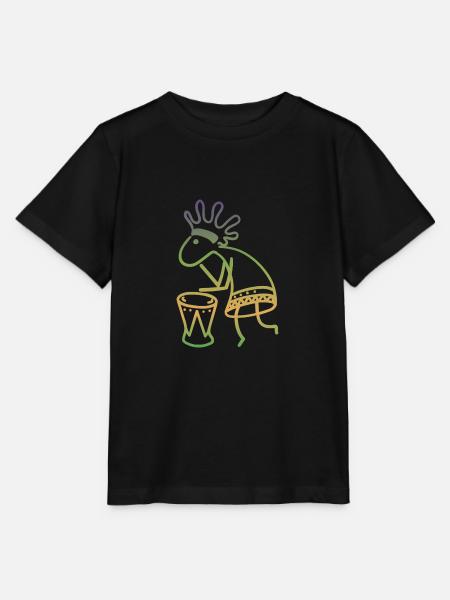Kokopelli Bunt - Stanley/Stella Kinder T-Shirt MINI CREATOR - Schwarz