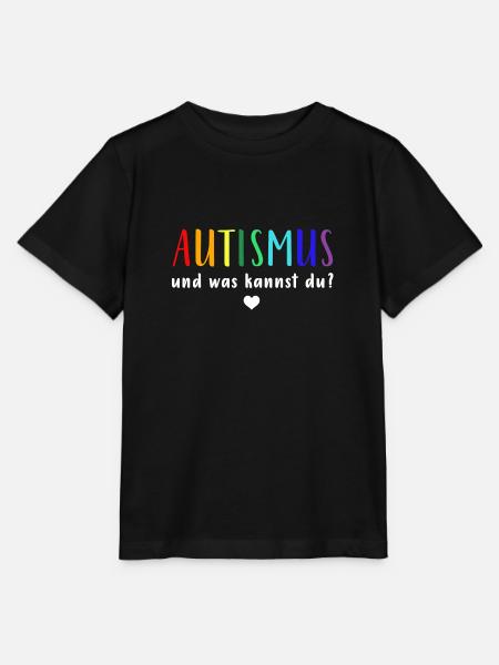 Autismus Autist | und was kannst du? - Stanley/Stella Kinder T-Shirt MINI CREATOR  - Schwarz