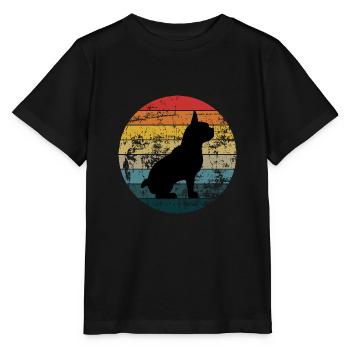 French Bulldog - Stanley/Stella MINI CREATOR Kids’ T-Shirt - black - Front - Mikhail (115cm)
