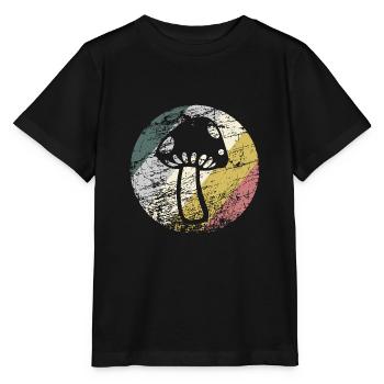 Pilz - Stanley/Stella Kinder T-Shirt MINI CREATOR  - Schwarz - Vorne - Mikhail (115cm)