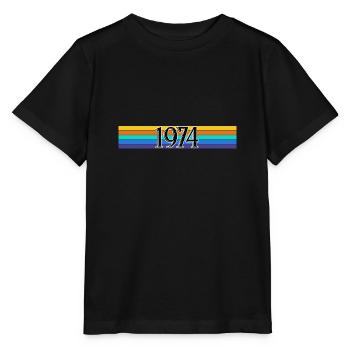 Jahrgang 1974 Jahrgang 1974 - Stanley/Stella Kinder T-Shirt MINI CREATOR  - Schwarz - Vorne - Mikhail (115cm)