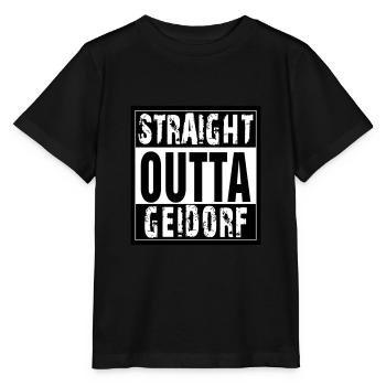 Straight outta Geidorf - Stanley/Stella Kinder T-Shirt MINI CREATOR  - Schwarz - Vorne - Mikhail (115cm)