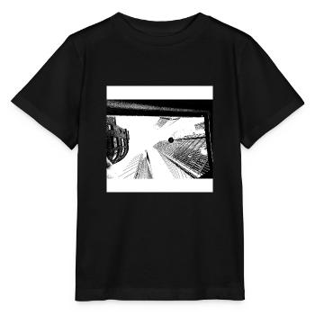 Ville monochrome - T-shirt bio MINI CREATOR Stanley/Stella Enfant - noir - Devant - Mikhail (115cm)