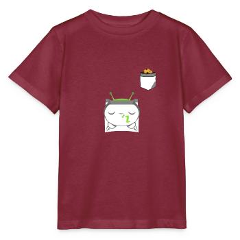 mooncake - Stanley/Stella Kinder T-Shirt MINI CREATOR  - Burgunderrot - Vorne - Kain (125cm)