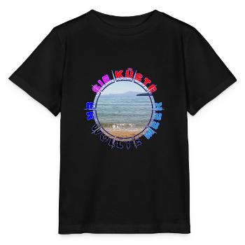 Sie Küste - Er wollte Meer - Stanley/Stella Kinder T-Shirt MINI CREATOR  - Schwarz - Vorne - Mikhail (115cm)