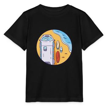 Sommerurlaub Meer Surfen Reisen Sommerurlaub Meer - Stanley/Stella Kinder T-Shirt MINI CREATOR  - Schwarz - Vorne - Mikhail (115cm)