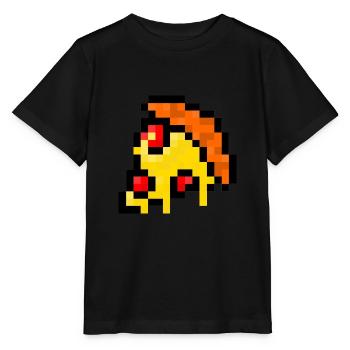 Pixel Pizza - T-shirt bio MINI CREATOR Stanley/Stella Enfant - noir - Devant - Mikhail (115cm)