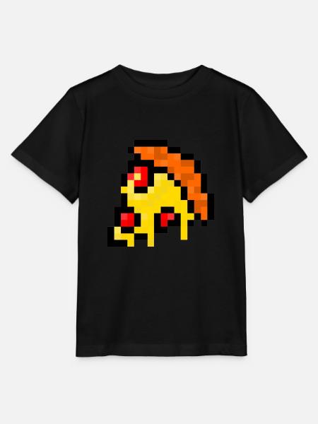 Pixel Pizza - Stanley/Stella Kinder T-Shirt MINI CREATOR - Schwarz