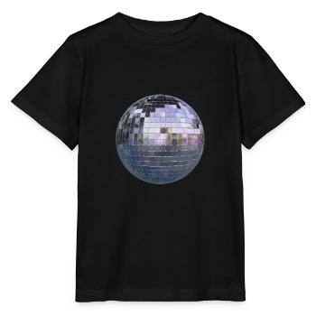 Disco Ball - Stanley/Stella MINI CREATOR Kids’ T-Shirt - black - Front - Mikhail (115cm)
