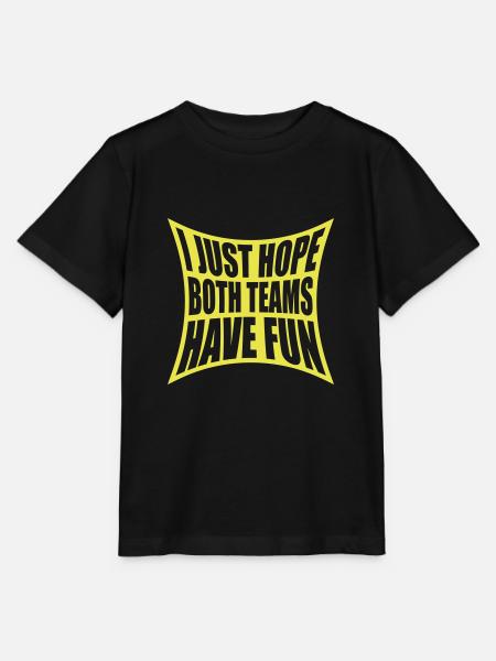 Both Teams Have Fun - Stanley/Stella Kinder T-Shirt MINI CREATOR - Schwarz