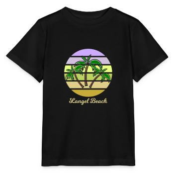 Langel Vacances à la plage - T-shirt bio MINI CREATOR Stanley/Stella Enfant - noir - Devant - Mikhail (115cm)