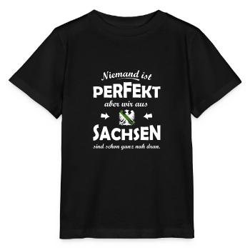 Les Saxons parfaits - T-shirt bio MINI CREATOR Stanley/Stella Enfant - noir - Devant - Mikhail (115cm)