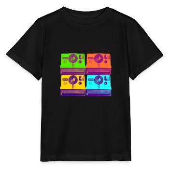 Chambre Vintage - T-shirt bio MINI CREATOR Stanley/Stella Enfant - noir - Devant - Mikhail (115cm)