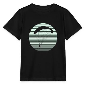 Paragliding - Stanley/Stella Kinder T-Shirt MINI CREATOR  - Schwarz - Vorne - Mikhail (115cm)