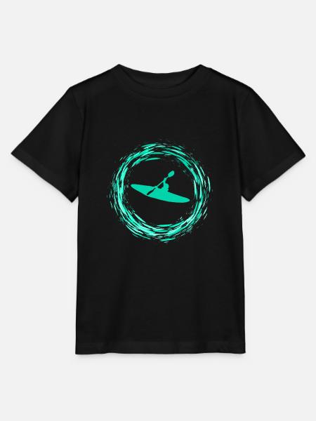 Kayaking - Stanley/Stella Kinder T-Shirt MINI CREATOR - Schwarz