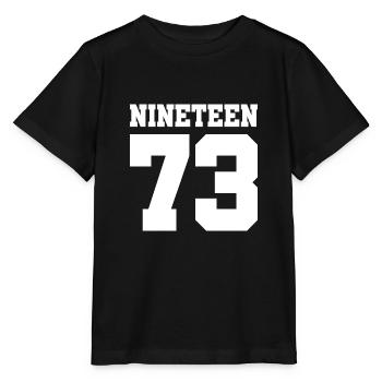 Anniversaire Année Dix-neuf Cadeau 1973 73 - T-shirt bio MINI CREATOR Stanley/Stella Enfant - noir - Devant - Mikhail (115cm)