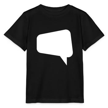 Speech Bubble Thought Bubble Label Speechbubble - Stanley/Stella MINI CREATOR Kids’ T-Shirt - black - Front - Mikhail (115cm)