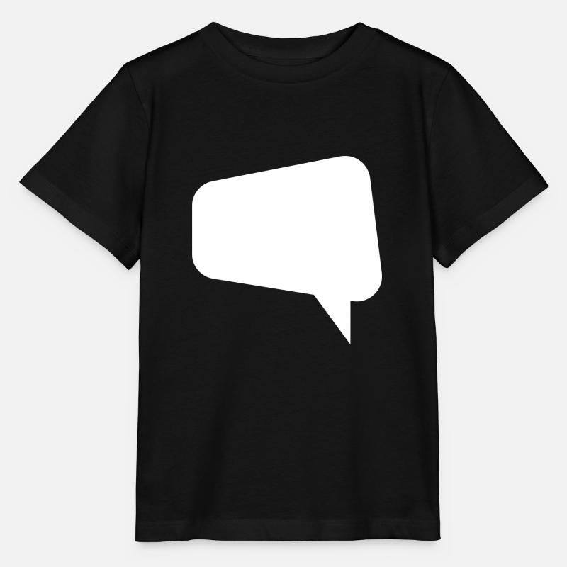Sprechblase Denkblase Beschriften Speechbubble - Stanley/Stella Kinder T-Shirt MINI CREATOR  - Schwarz