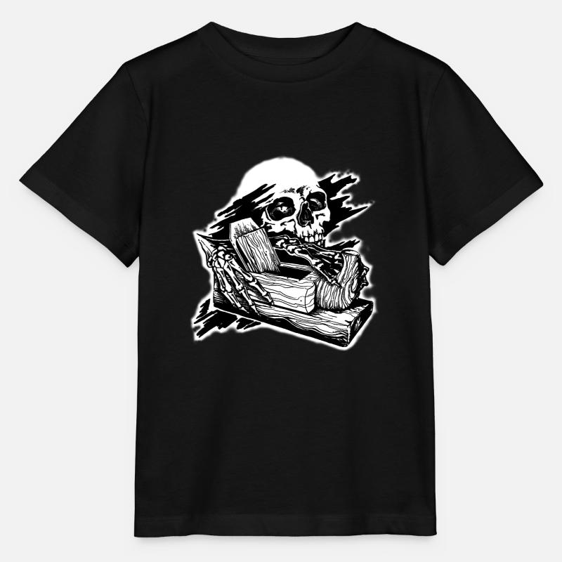 Tischler Hobel des Grauens - Stanley/Stella Kinder T-Shirt MINI CREATOR  - Schwarz