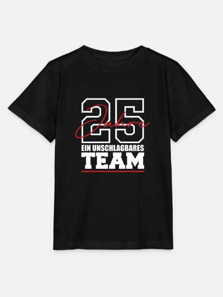 Team 25 Jahre Jubiläum Silberhochzeit - Stanley/Stella Kinder T-Shirt MINI CREATOR  - Schwarz