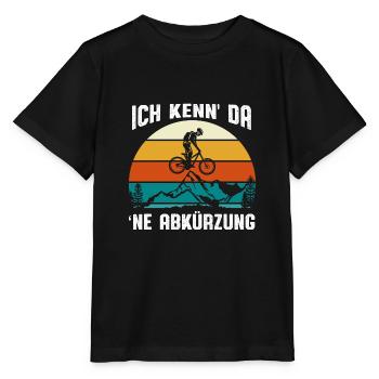 Ich kenn da ne Abkürzung - Stanley/Stella Kinder T-Shirt MINI CREATOR  - Schwarz - Vorne - Mikhail (115cm)