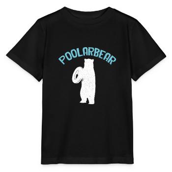 Pool Guy Cleaner Pool Service Poolarbear - T-shirt bio MINI CREATOR Stanley/Stella Enfant - noir - Devant - Mikhail (115cm)