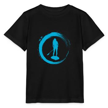 Stand Up Paddle - Stanley/Stella MINI CREATOR Kids’ T-Shirt - black - Front - Mikhail (115cm)