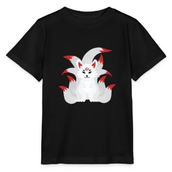 Kitsune - Stanley/Stella Kinder T-Shirt MINI CREATOR  - Schwarz - Vorne - Mikhail (115cm)