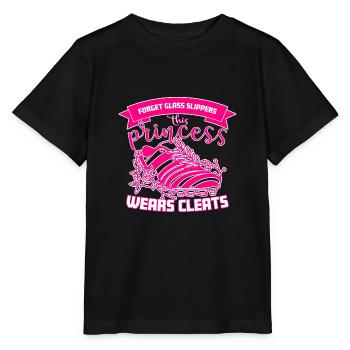 Fußballschuhe Frauen Frauenfußball Fußballerin - Stanley/Stella Kinder T-Shirt MINI CREATOR  - Schwarz - Vorne - Mikhail (115cm)