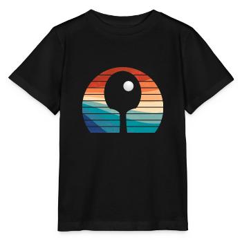 Cool Table Tennis Vintage Design - Stanley/Stella MINI CREATOR Kids’ T-Shirt - black - Front - Mikhail (115cm)