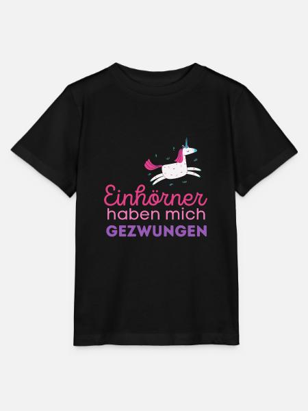 Muddy run shirt mud Matsch Laufshirt Team Einhorn - Stanley/Stella Kinder T-Shirt MINI CREATOR - Schwarz