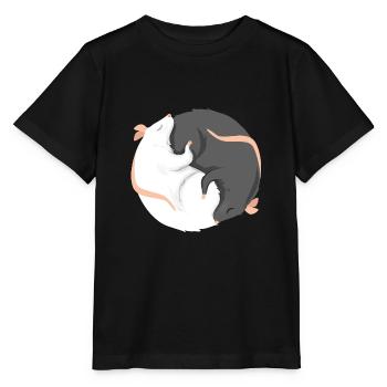 Ratte Geschenk Ratten - Stanley/Stella Kinder T-Shirt MINI CREATOR  - Schwarz - Vorne - Mikhail (115cm)