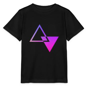 farbige Sanduhr - Stanley/Stella Kinder T-Shirt MINI CREATOR  - Schwarz - Vorne - Mikhail (115cm)