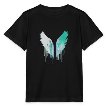 engelsflügel,flügel,angelwings,bunt,graffiti - Stanley/Stella Kinder T-Shirt MINI CREATOR  - Schwarz - Vorne - Mikhail (115cm)
