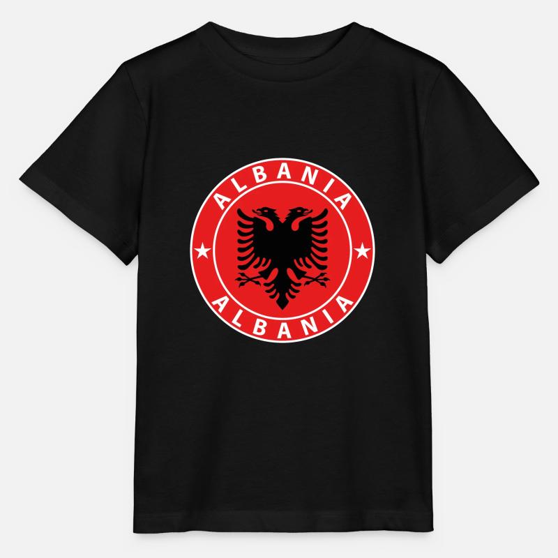 Albanie - T-shirt bio MINI CREATOR Stanley/Stella Enfant - noir