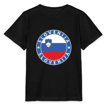 Slovénie - T-shirt bio MINI CREATOR Stanley/Stella Enfant - noir - Devant - Mikhail (115cm)