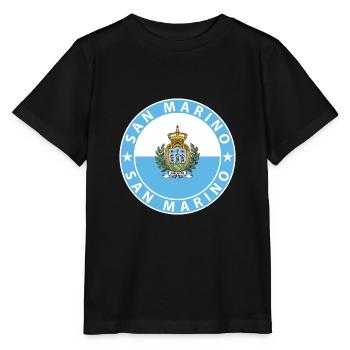 San Marino - Stanley/Stella MINI CREATOR Kids’ T-Shirt - black - Front - Mikhail (115cm)