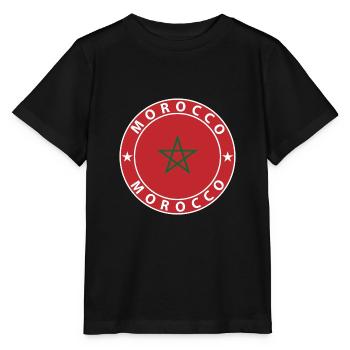 Maroc - T-shirt bio MINI CREATOR Stanley/Stella Enfant - noir - Devant - Mikhail (115cm)