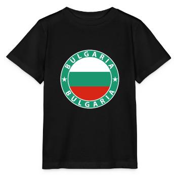 Bulgarien - Stanley/Stella Kinder T-Shirt MINI CREATOR  - Schwarz - Vorne - Mikhail (115cm)