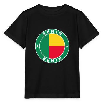 Bénin - T-shirt bio MINI CREATOR Stanley/Stella Enfant - noir - Devant - Mikhail (115cm)