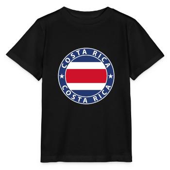 Costa Rica - Stanley/Stella Kinder T-Shirt MINI CREATOR  - Schwarz - Vorne - Mikhail (115cm)