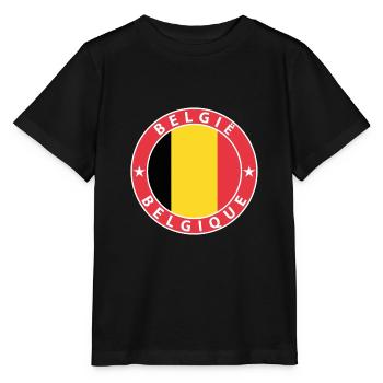 Belgique - T-shirt bio MINI CREATOR Stanley/Stella Enfant - noir - Devant - Mikhail (115cm)