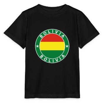 Bolivie - T-shirt bio MINI CREATOR Stanley/Stella Enfant - noir - Devant - Mikhail (115cm)